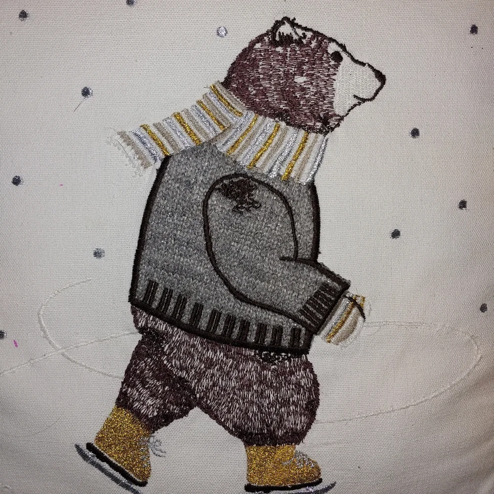 Bear pillow. OBO